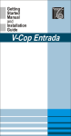 installing the v-cop entrada