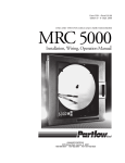 Partlow MRC5000 circular chart recorder user manual