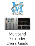 Multiband Expander Users Guide