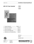 EFC 211 Fan Control