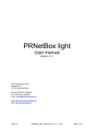 Benutzerhandbuch PRNetBox