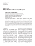 Multiple Depth DB Tables Indexing on the Sphere