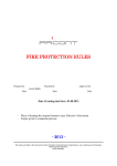 FIRE PROTECTION RULES