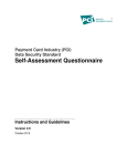 PCI DSS Self-Assessment Questionnaire Instructions and Guidelines