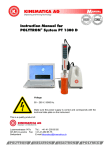 Instruction Manual for POLYTRON® System PT 1300 D