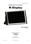 M Display Series User`s Manual