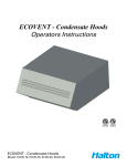 ECOVENT - Condensate Hoods