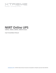 NXRT User`s Manual - Xtreme Power Conversion