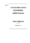 3.5-inch Mirror Drive SCSI MODEL AXRD