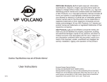 ADJ VF Volcano User Manual