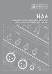 HA6 Manual - Audiologic