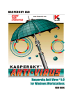 Kaspersky Anti-Virus® 5.0 for Windows Workstations