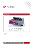 1. Fan kit for RipEX Radio modem & Router
