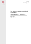 Inertial sensor and ultra-wideband sensor fusion