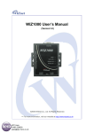 WIZ1000 User`s Manual