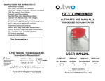 USER MANUAL - O-Two Systems International, Inc.
