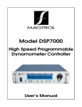 Model DSP6001 User`s Manual