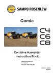 Combine Harvester Instruction Book - Sampo