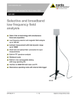 Selective and broadband low frequency field analysis