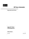 Series 90-70 Programmable Controller Reference Manual