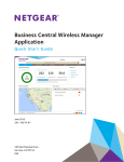 Business Central Wireless Manager Quick Start Guide