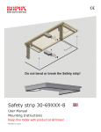 Ropox Safety Stop Strips: User Manual and Mounting Instructions