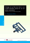 Masters Thesis: Design of an Electric Servo controlled Rudder pedal