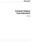 Computer Gateway Form Instructions