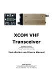 XCOM VHF Transceiver - X