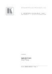 USER MANUAL - Conference Room AV