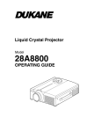 Users Manual - About Projectors