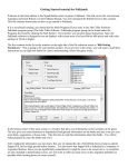 Getting Started tutorial for Falklands