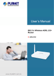 User Manual - PLANET Technology Corporation.