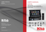 Manuals - Boss Audio Systems