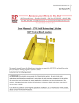 User Manual – 1791 Self Retracting Lifeline 360° Swivel Roof Anchor