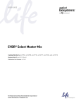 SYBR® Select Master Mix User Guide (PN 4473367A)