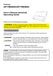 LCD Interactive Projector - AV-iQ