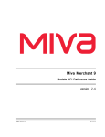 Miva Merchant 9 Module API Reference Guide