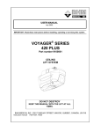 VOYAGER® SERIES 420 PLUS USER MANUAL