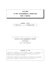 vigilant io-net programmable controller user`s manual