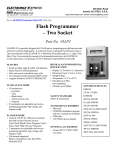 Flash Programmer – Two Socket Part No. 01LP3