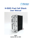 H-500 Fuel Cell Stack - Horizon Fuel Cell/Brasil H2
