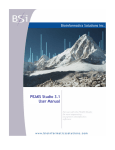 PEAKS Studio 3.1 User Manual - Bioinformatics Solutions Inc.