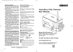 Hydrofloss Kitty manual.new - Mirage Dental Products Ltd.