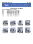 Enclosure Group 1 User Manual: