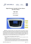 Electronic control unit for Water Heaters with Solar Collector