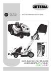 Etesia Hydro 100D Hydro 124P owners operators manual to