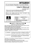 CC-Link System Repeater (T-junction) Module User`s Manual