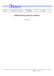 W90N740 Boot Loader User`s Manual