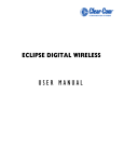 Eclipse Digital Wireless Beltpack - Clear-Com